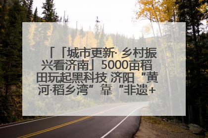 「城市更新· 乡村振兴看济南」5000亩稻田玩起黑科技 济阳“黄河·稻乡湾”靠“非遗+露营”火出圈