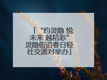 “约灵隐 悦未来 越精彩”灵隐街道春日轻社交派对举办