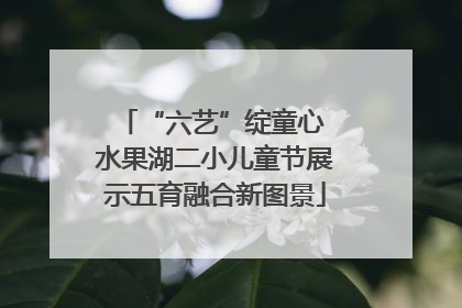“六艺”绽童心 水果湖二小儿童节展示五育融合新图景