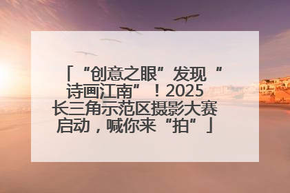 “创意之眼”发现“诗画江南”！2025长三角示范区摄影大赛启动，喊你来“拍”