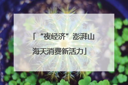 “夜经济”澎湃山海天消费新活力
