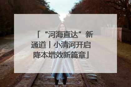 “河海直达”新通道丨小清河开启降本增效新篇章