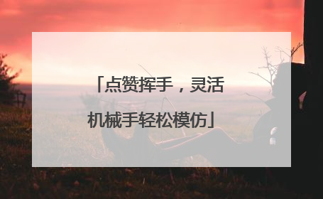 点赞挥手，灵活机械手轻松模仿