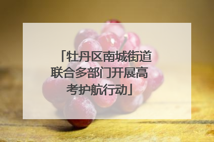 牡丹区南城街道联合多部门开展高考护航行动