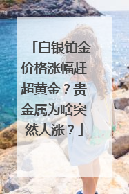 白银铂金价格涨幅赶超黄金？贵金属为啥突然大涨？