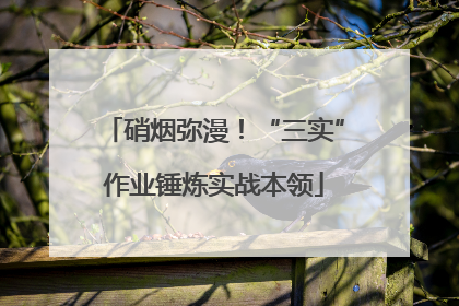 硝烟弥漫！“三实”作业锤炼实战本领