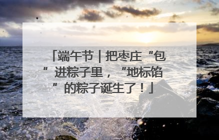 端午节｜把枣庄“包”进粽子里，“地标馅”的粽子诞生了！
