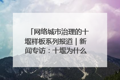 网络城市治理的十堰样板系列报道｜新闻专访：十堰为什么成为“黑马型”城市治理网络维度典型