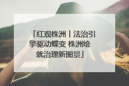 红观株洲丨法治引擎驱动蝶变 株洲绘就治理新图景