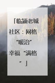 临颍老城社区：网格“暖治” 幸福“满格”