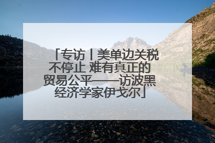 专访丨美单边关税不停止 难有真正的贸易公平——访波黑经济学家伊戈尔