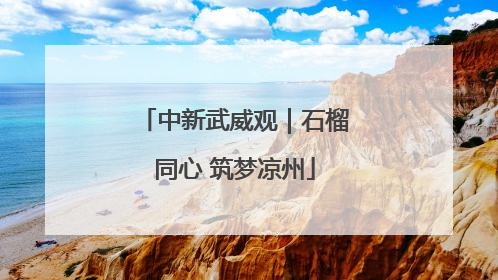 中新武威观｜石榴同心 筑梦凉州
