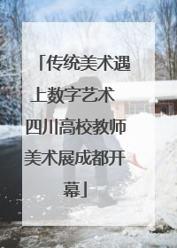 传统美术遇上数字艺术 四川高校教师美术展成都开幕