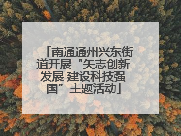 南通通州兴东街道开展“矢志创新发展 建设科技强国”主题活动