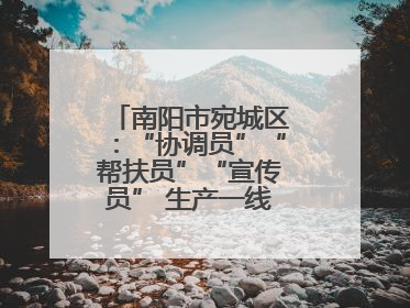 南阳市宛城区：“协调员”“帮扶员”“宣传员” 生产一线助力抢收抢种