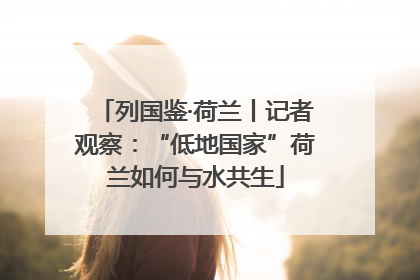 列国鉴·荷兰丨记者观察：“低地国家”荷兰如何与水共生