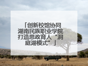 创新校馆协同 湖南民族职业学院打造思政育人“洞庭湖模式”