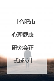 合肥市心理健康研究会正式成立