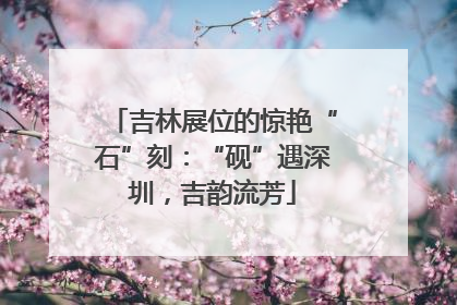 吉林展位的惊艳“石”刻：“砚”遇深圳，吉韵流芳