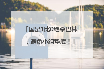 国足1比0绝杀巴林，避免小组垫底！