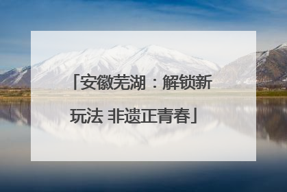 安徽芜湖：解锁新玩法 非遗正青春