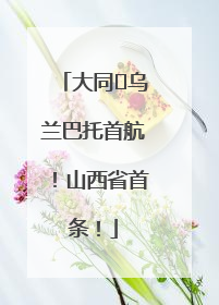 大同⇌乌兰巴托首航！山西省首条！