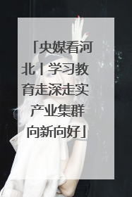 央媒看河北丨学习教育走深走实 产业集群向新向好
