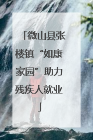 微山县张楼镇“如康家园”助力残疾人就业