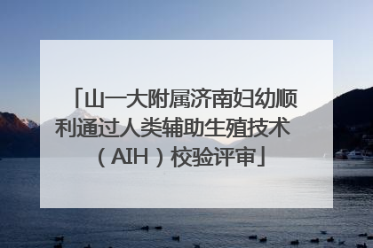 山一大附属济南妇幼顺利通过人类辅助生殖技术（AIH）校验评审