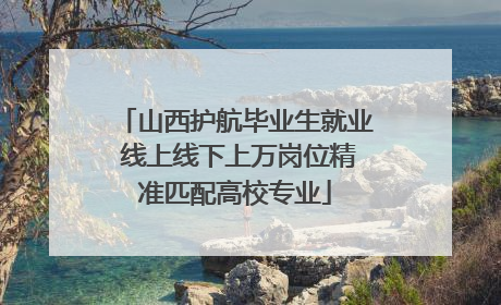山西护航毕业生就业 线上线下上万岗位精准匹配高校专业
