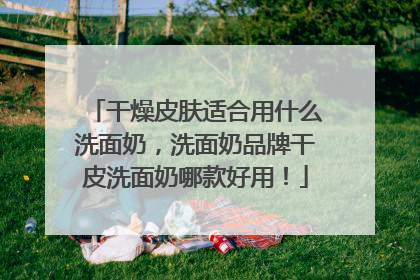 干燥皮肤适合用什么洗面奶，洗面奶品牌干皮洗面奶哪款好用！