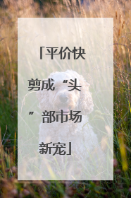 平价快剪成“头”部市场新宠
