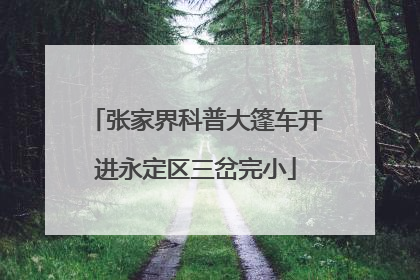 张家界科普大篷车开进永定区三岔完小