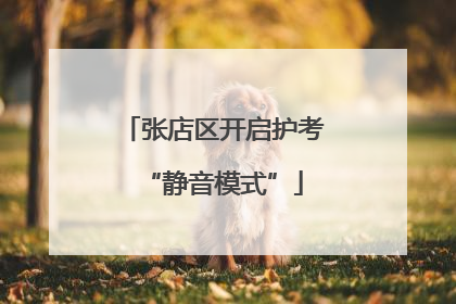 张店区开启护考“静音模式”