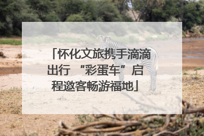 怀化文旅携手滴滴出行 “彩蛋车”启程邀客畅游福地