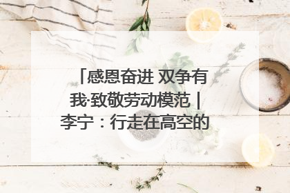 感恩奋进 双争有我·致敬劳动模范｜李宁：行走在高空的“电网卫士”