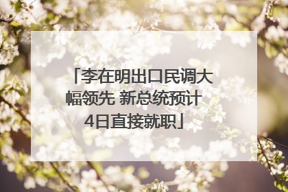 李在明出口民调大幅领先 新总统预计4日直接就职