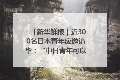 新华鲜报｜近300名日本青年应邀访华：“中日青年可以创造更好的未来”