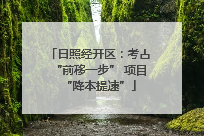 日照经开区：考古“前移一步” 项目“降本提速”