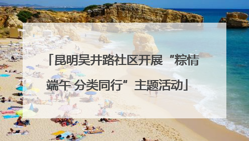 昆明吴井路社区开展“粽情端午 分类同行”主题活动