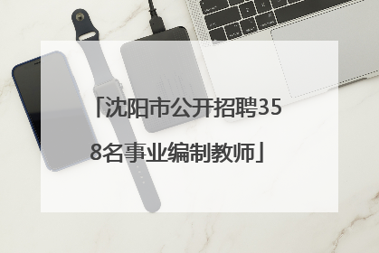 沈阳市公开招聘358名事业编制教师