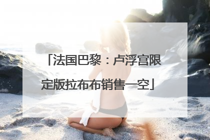 法国巴黎：卢浮宫限定版拉布布销售一空