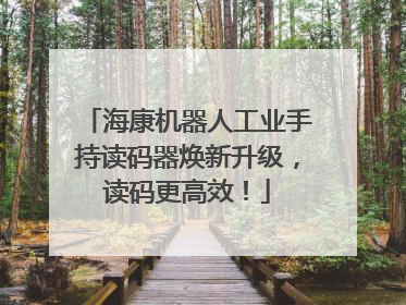 海康机器人工业手持读码器焕新升级，读码更高效！