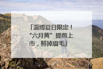 淄博夏日限定！“六月黄”提前上市，鲜掉眉毛