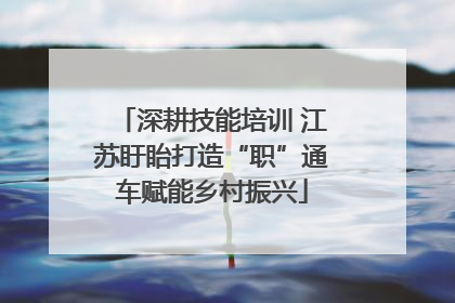 深耕技能培训 江苏盱眙打造“职”通车赋能乡村振兴