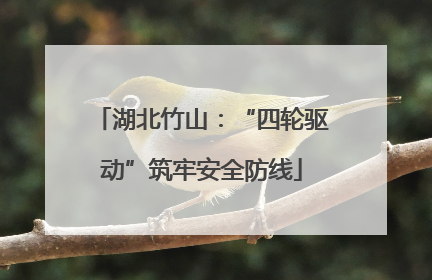 湖北竹山：“四轮驱动”筑牢安全防线