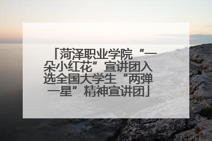 菏泽职业学院“一朵小红花”宣讲团入选全国大学生“两弹一星”精神宣讲团