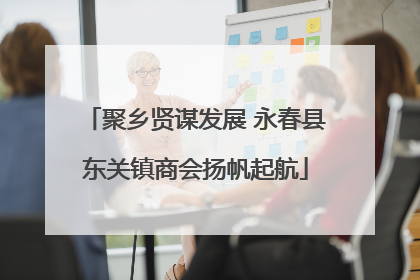 聚乡贤谋发展 永春县东关镇商会扬帆起航