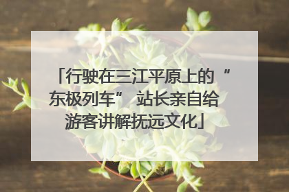 行驶在三江平原上的“东极列车” 站长亲自给游客讲解抚远文化
