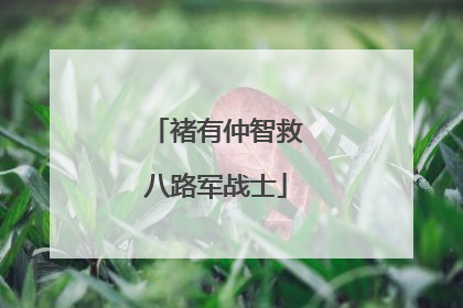 褚有仲智救八路军战士